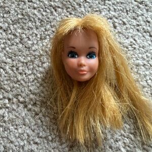 VINTAGE 1970s Malibu Barbie skipper head